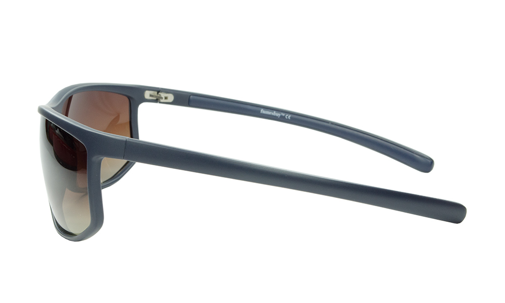 Splendour Rectangle Blue Full Rim Sunglasses