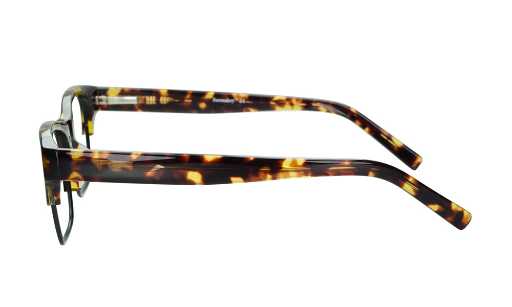 Avez Rectangle Tortoise Full Rim Eyeglasses