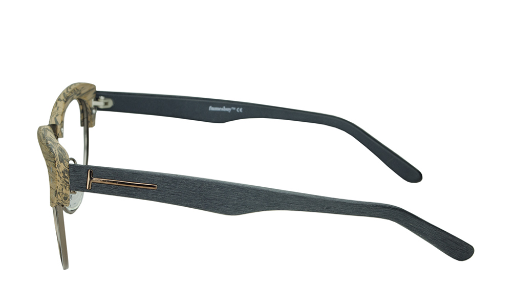 Beckon Horn Brown Full Rim Eyeglasses