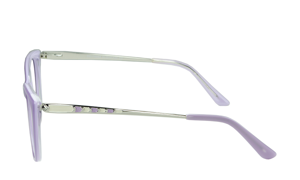 Mira Cat Eye Lavender Full Rim Eyeglasses