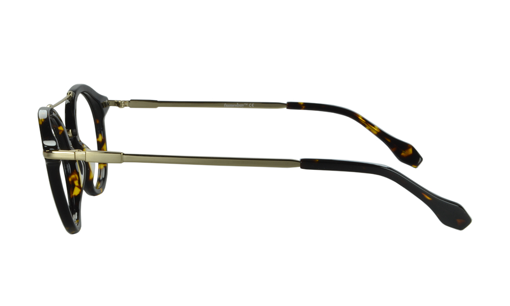 Saga Round Tortoise Full Rim Eyeglasses