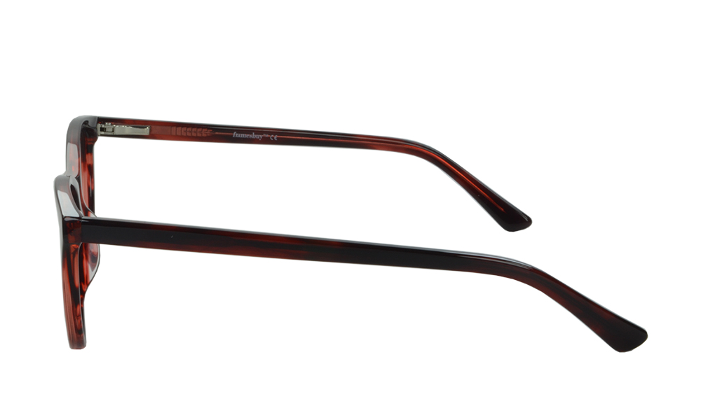 Trixie Oval Red Full Rim Eyeglasses