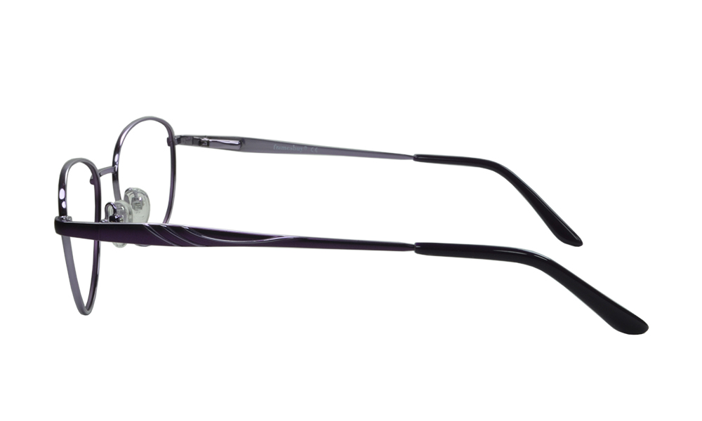 Fronzie Oval Purple Full Rim Eyeglasses