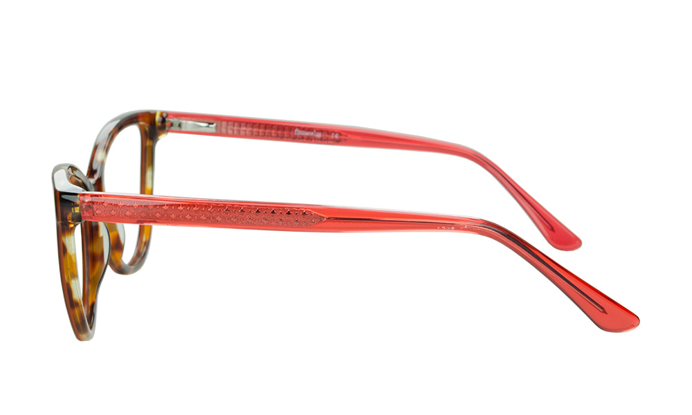 Toto Cat Eye Red Full Rim Eyeglasses