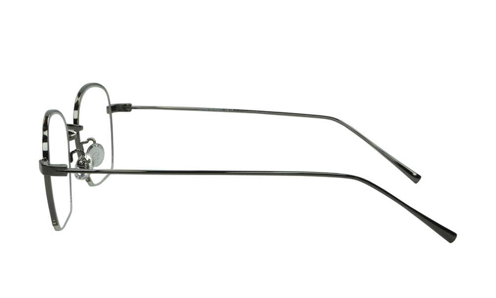 Martian Square Gunmetal Full Rim Eyeglasses