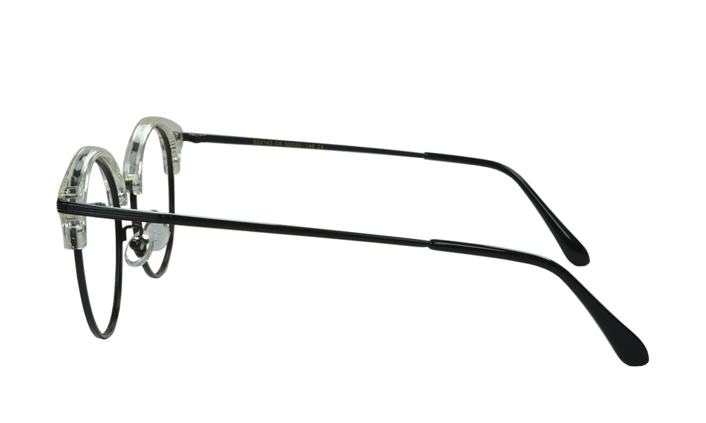 Scylla Round Clear Full Rim Eyeglasses