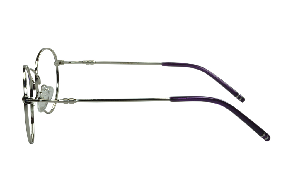 Stile Oval Purple Full Rim Eyeglasses