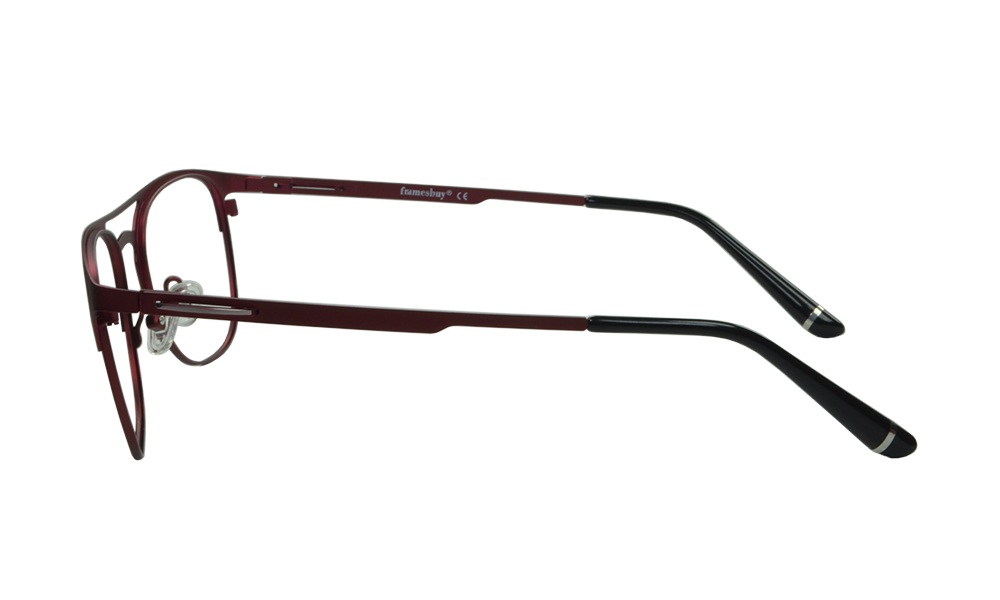 Julij Square Red Full Rim Eyeglasses