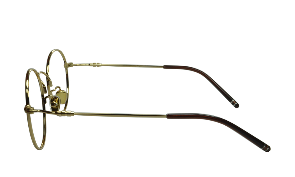 Monroe Round Brown Full Rim Eyeglasses