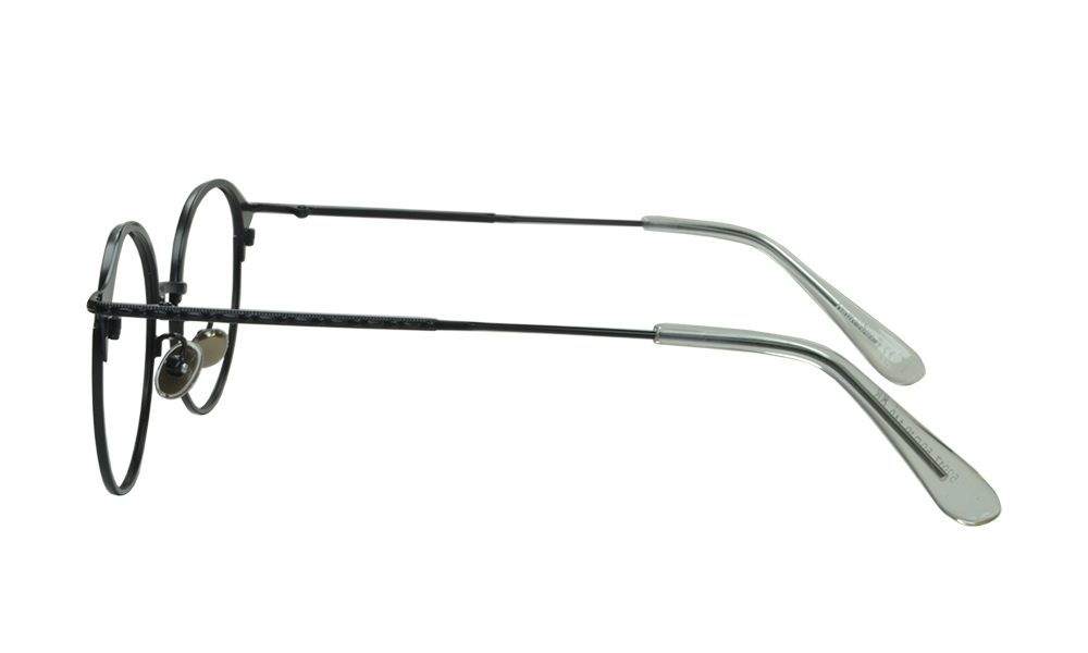 Monet Round Black Full Rim Eyeglasses