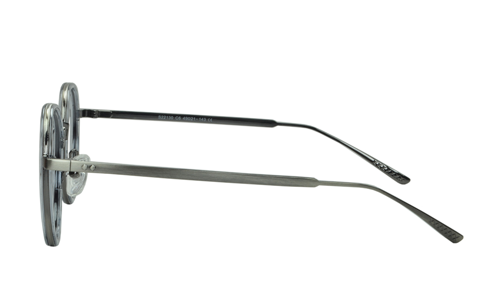 Reagan Round Clear Full Rim Eyeglasses