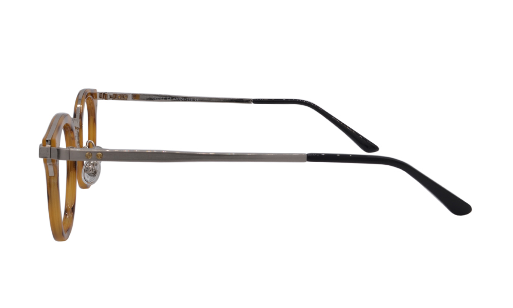 Kylie Round Leopard Full Rim Eyeglasses