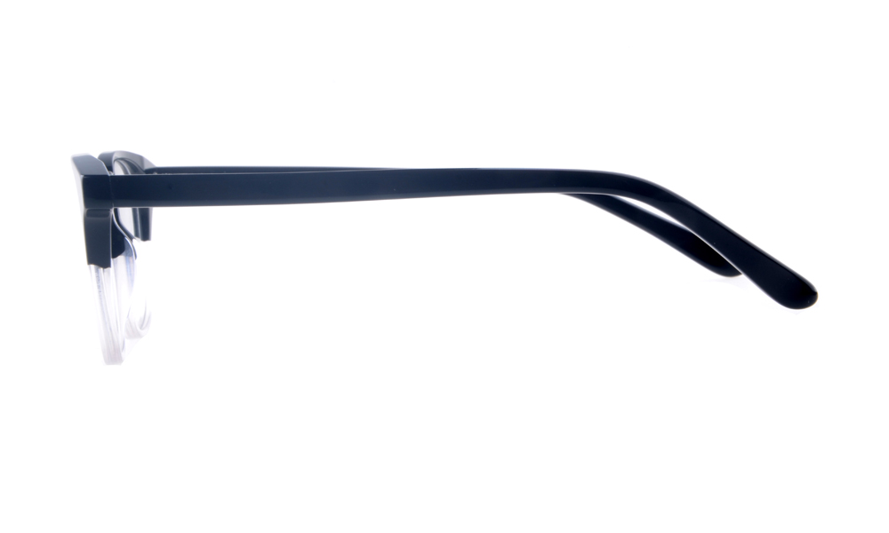 Trinket Round Black Full Rim Eyeglasses