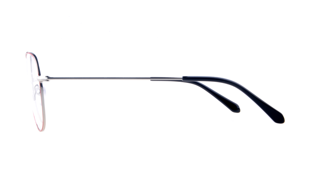 Afton Aviator Red Full Rim Eyeglasses