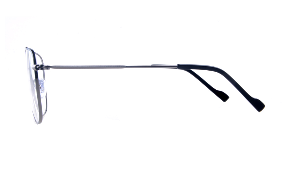 Grigory Aviator Grey Full Rim Eyeglasses