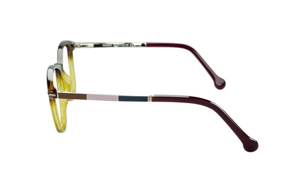 Harmonia Oval Dual Tone Full Rim Eyeglasses