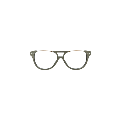 Translucent Gray Thick Geek-Chic Geometric Tinted Sunglasses