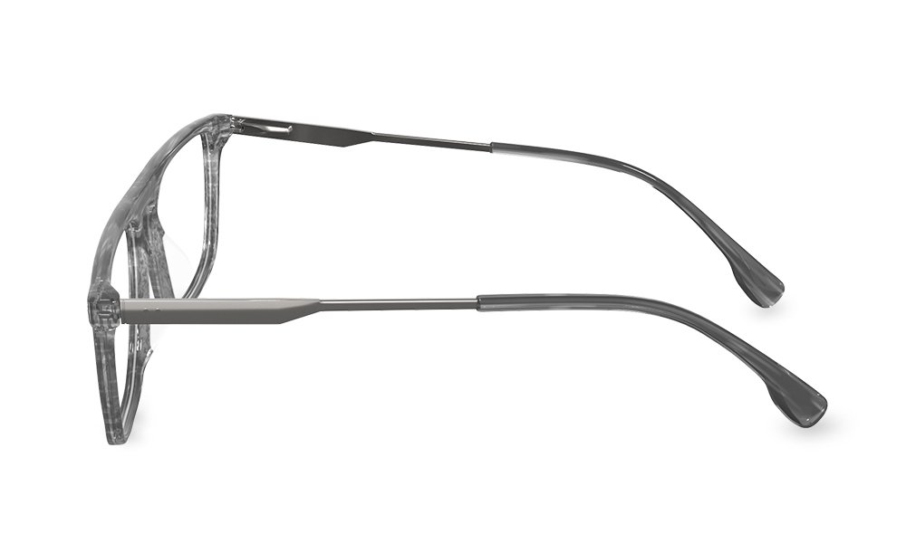 Erik Rectangle Clear Full Rim Eyeglasses