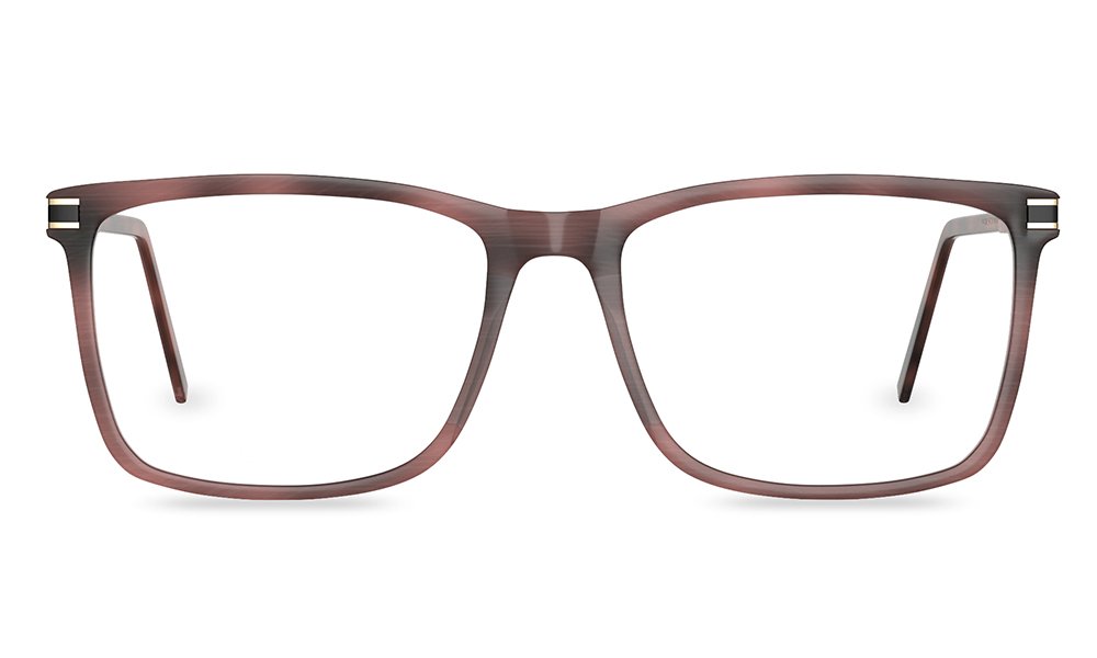 Etnia Rectangle Brown Full Rim Eyeglasses