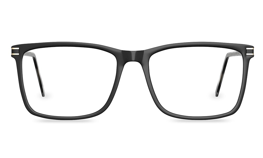 Etnia Rectangle Grey Full Rim Eyeglasses