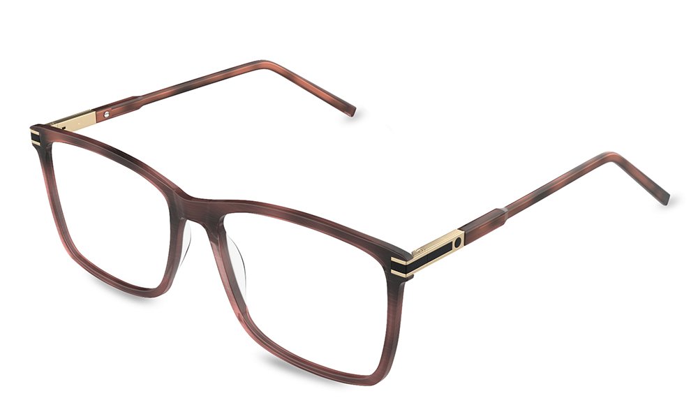 Etnia Rectangle Brown Full Rim Eyeglasses
