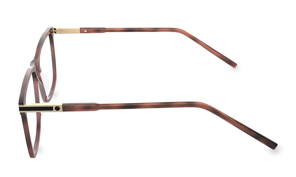 Etnia Rectangle Brown Full Rim Eyeglasses