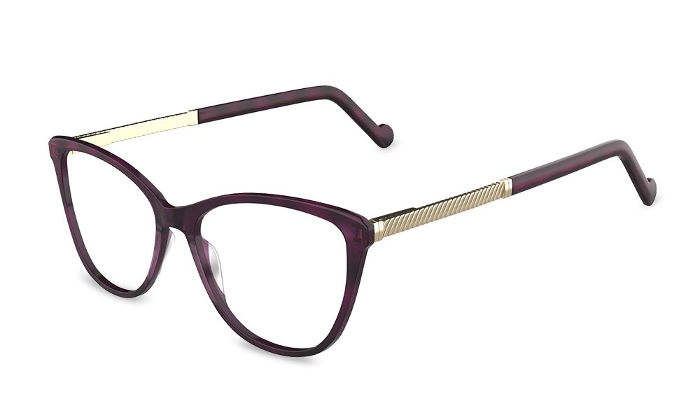 Nanette Cat Eye Purple Full Rim Eyeglasses