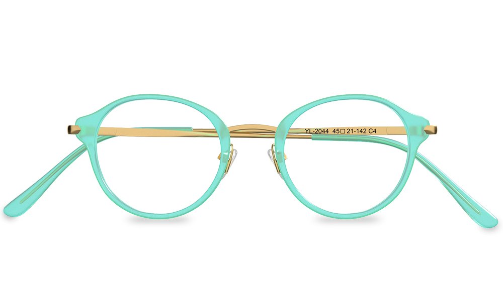 Elsworth Round Blue Full Rim Eyeglasses