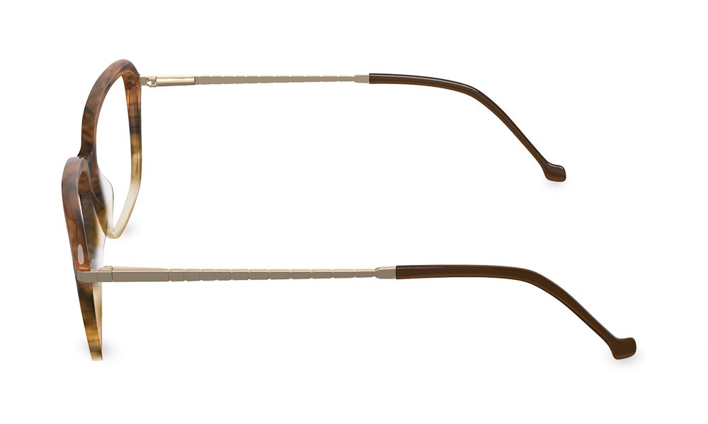 Rudy Square Brown Full Rim Eyeglasses