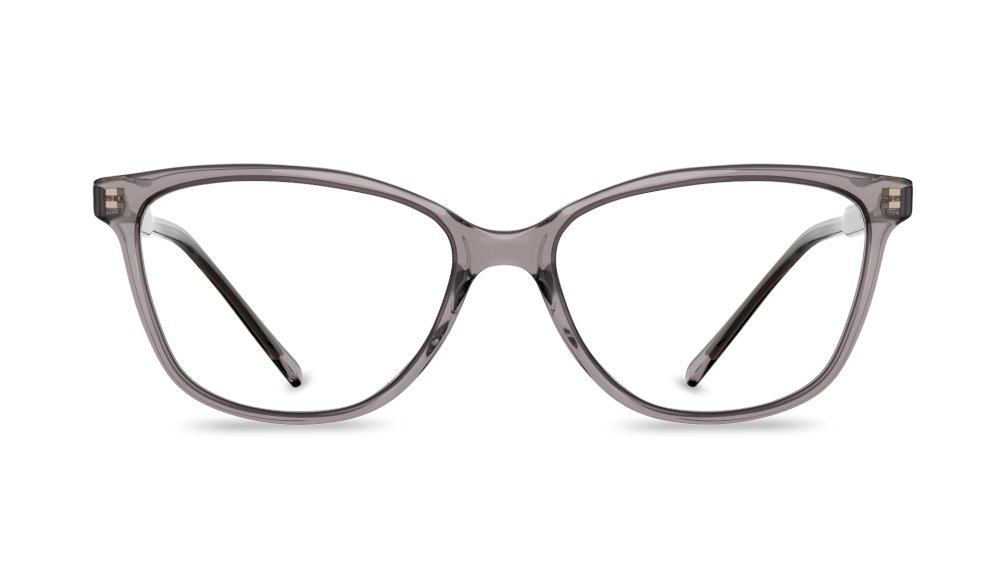 Unicus Oval Grey Full Rim Eyeglasses