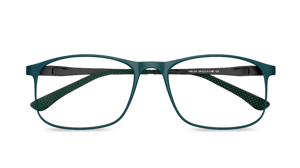 Richard Oval Green Full Rim Eyeglasses