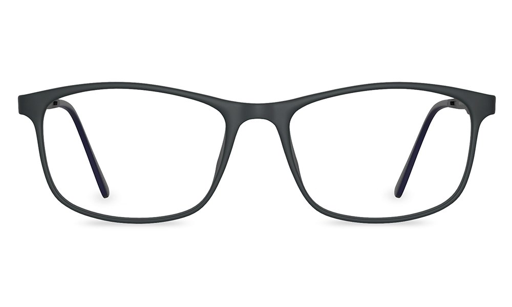 Richard Oval Grey Full Rim Eyeglasses