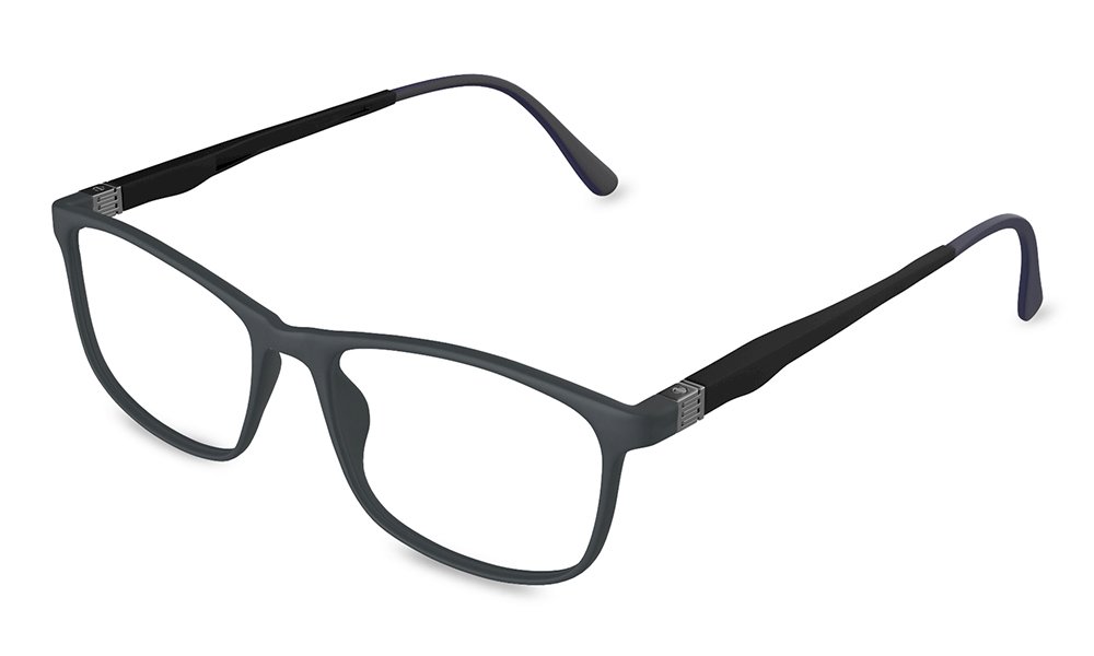 Richard Oval Grey Full Rim Eyeglasses
