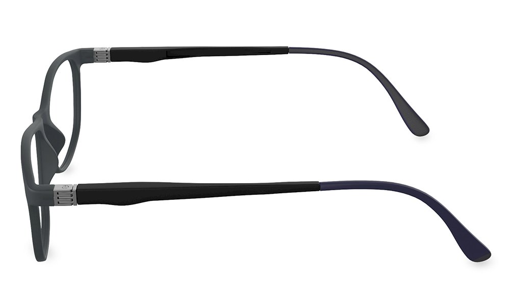 Richard Oval Grey Full Rim Eyeglasses