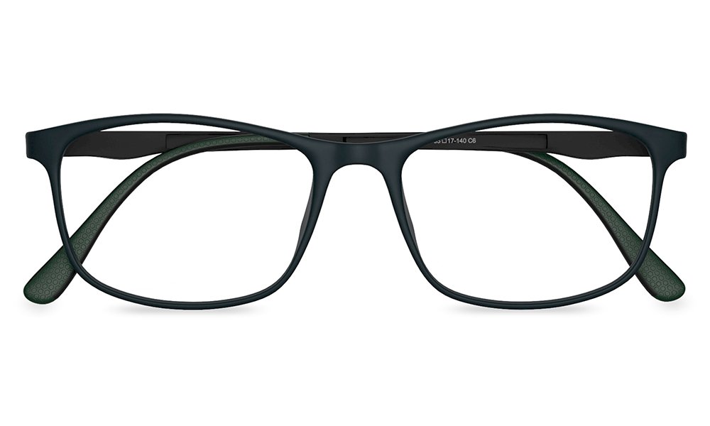 Doro Square Green Full Rim Eyeglasses
