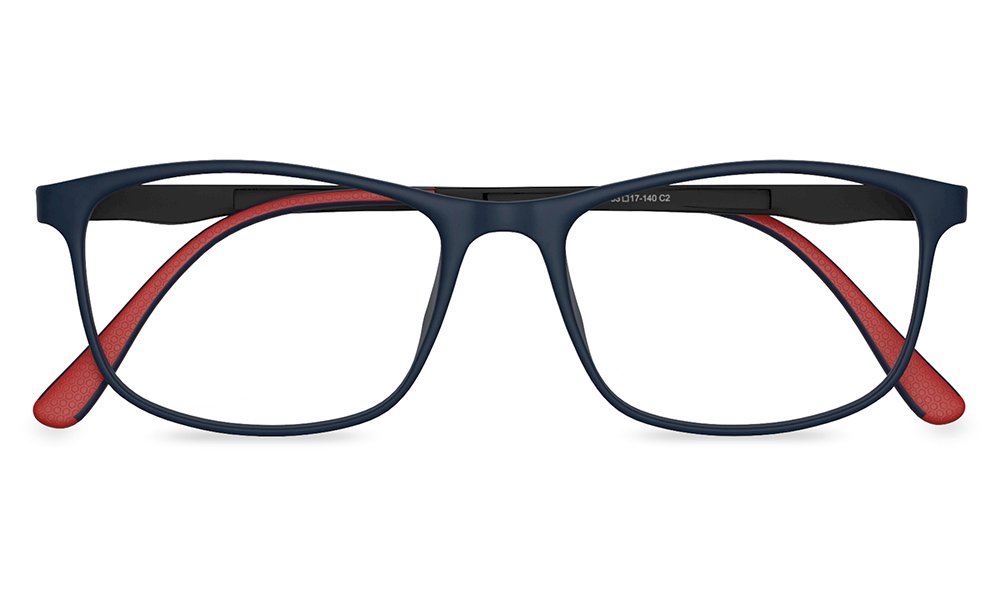 Doro Square Blue Full Rim Eyeglasses
