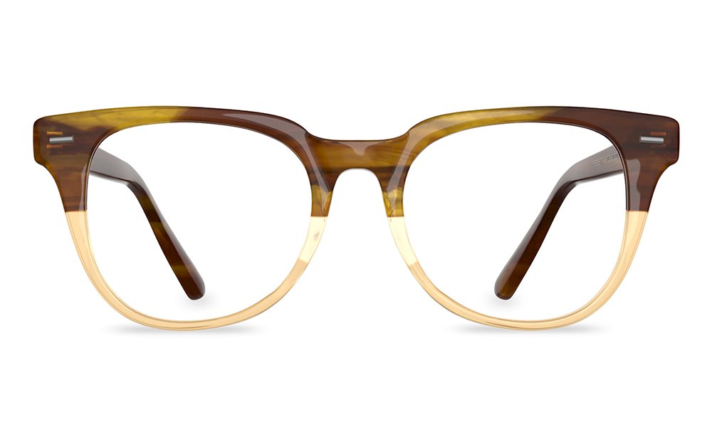 Kawa Square Dual Tone Full Rim Eyeglasses