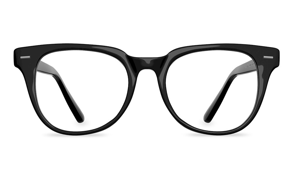 Kawa Square Black Full Rim Eyeglasses