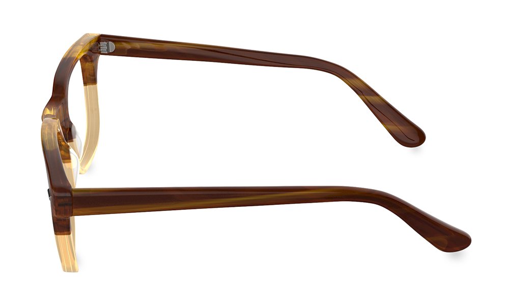 Kawa Square Dual Tone Full Rim Eyeglasses