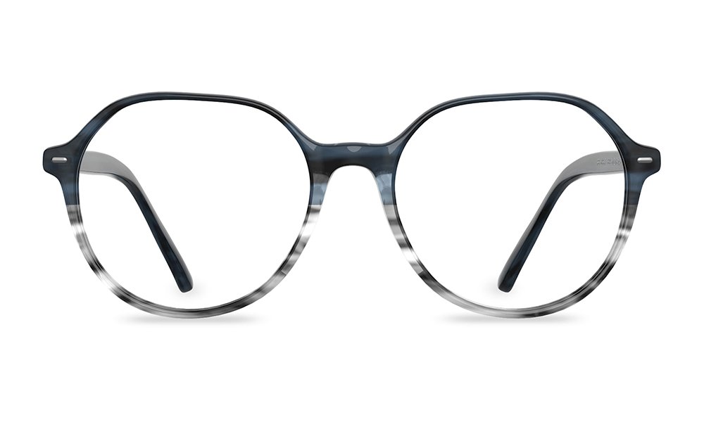 Caoimhe Geometric Clear Full Rim Eyeglasses