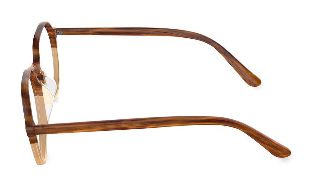 Caoimhe Geometric Clear Full Rim Eyeglasses