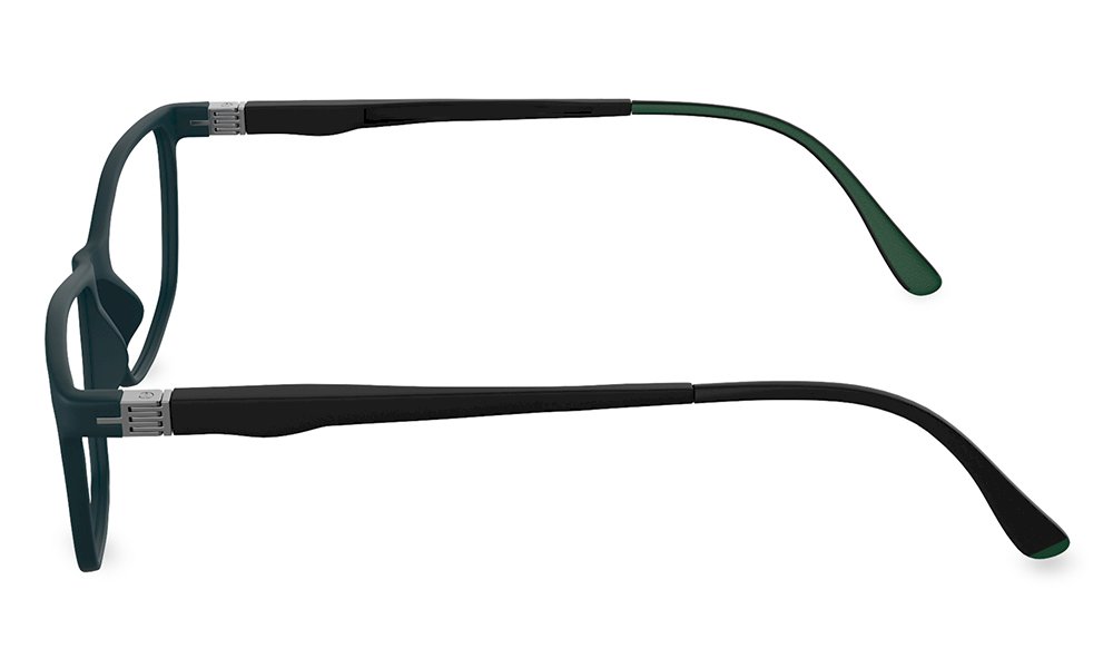 Simpson Rectangle Green Full Rim Eyeglasses