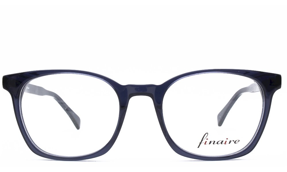 Finaire Zest Square Blue Full Rim Eyeglasses