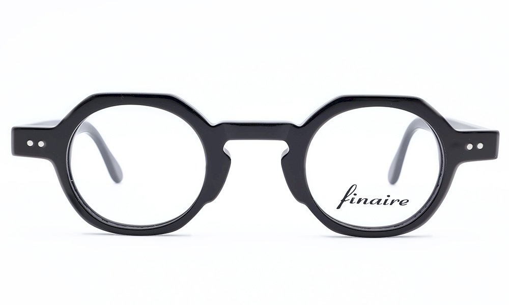 Finaire Virtue Round Black Full Rim Eyeglasses