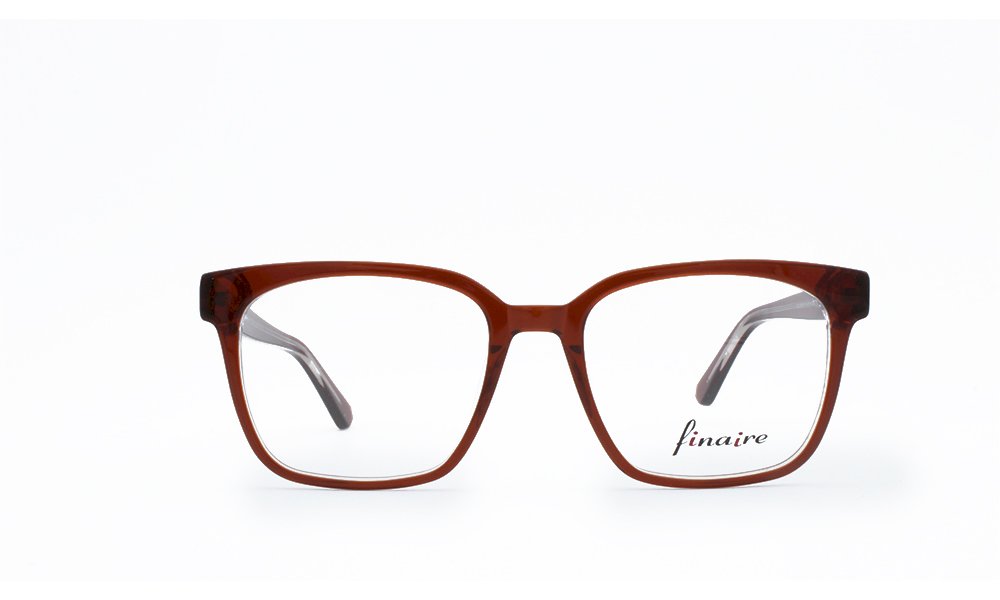 Finaire Nova YC21076 Square Clear Full Rim Eyeglasses
