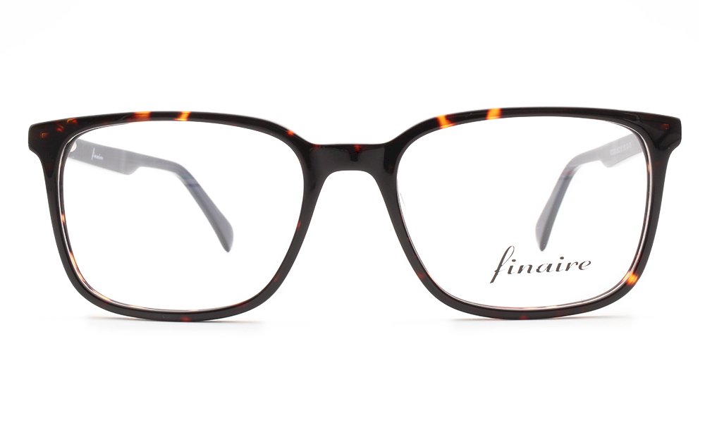 Finaire Nova XL Square Tortoise Full Rim Eyeglasses