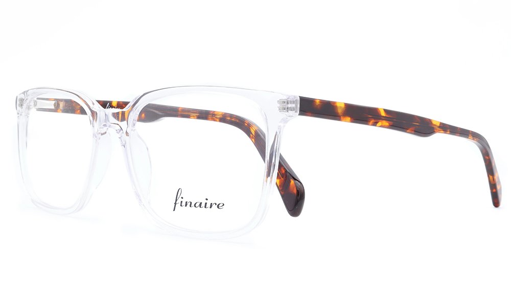 Finaire Nova WD1210 Square Clear Full Rim Eyeglasses