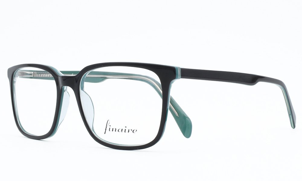 Finaire Nova WD1210 Square Black Full Rim Eyeglasses