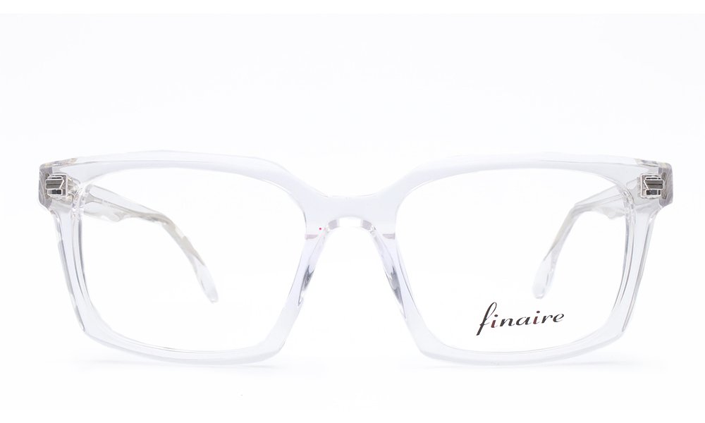 Finaire Millenia Square Clear Full Rim Eyeglasses