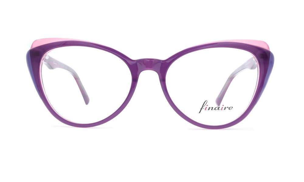 Finaire Lavello Cat Eye Purple Full Rim Eyeglasses
